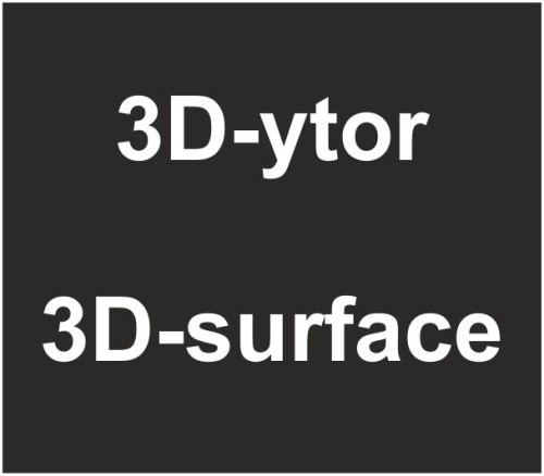 Fräsverktyg för att göra 3D ytor